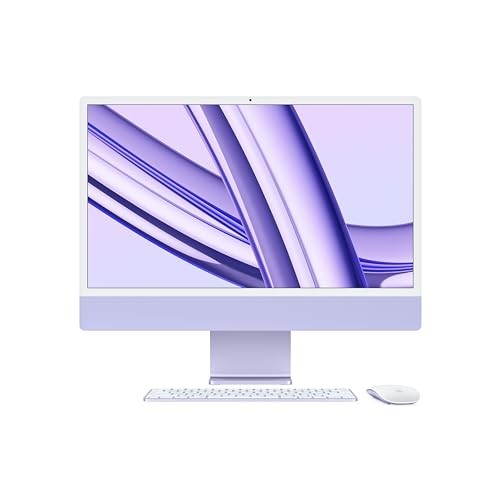 Apple iMac 2023 24" M3 8GB RAM 256GB SSD Purple Excellent