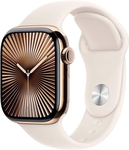 Apple Watch Series 10 46mm GPS+Cellular Gold Titanium M/L Acceptable