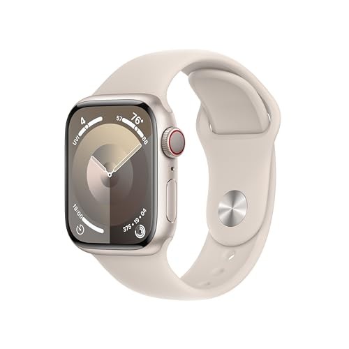 Apple Watch Series 9 41mm GPS+Cellular Starlight Aluminum M/L Good