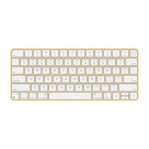 Apple Magic Keyboard Touch ID Yellow Lightning Excellent