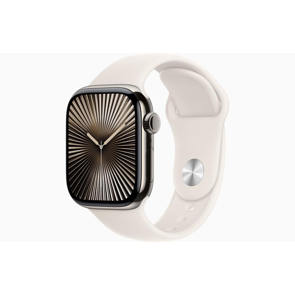 Apple Watch Series 10 42mm GPS+Cellular Natural Titanium M/L Good