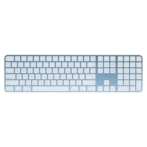Apple Magic Keyboard Touch ID Numeric Keypad Blue Excellent
