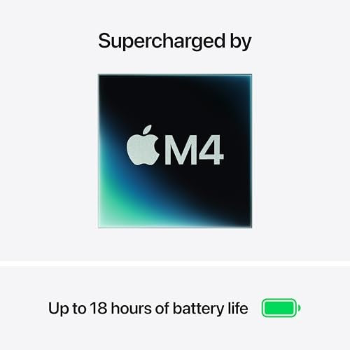 Apple MacBook Air M4 Chip 13-inch, 16GB RAM, 256GB storage, SKY BLUE EXCELLENT